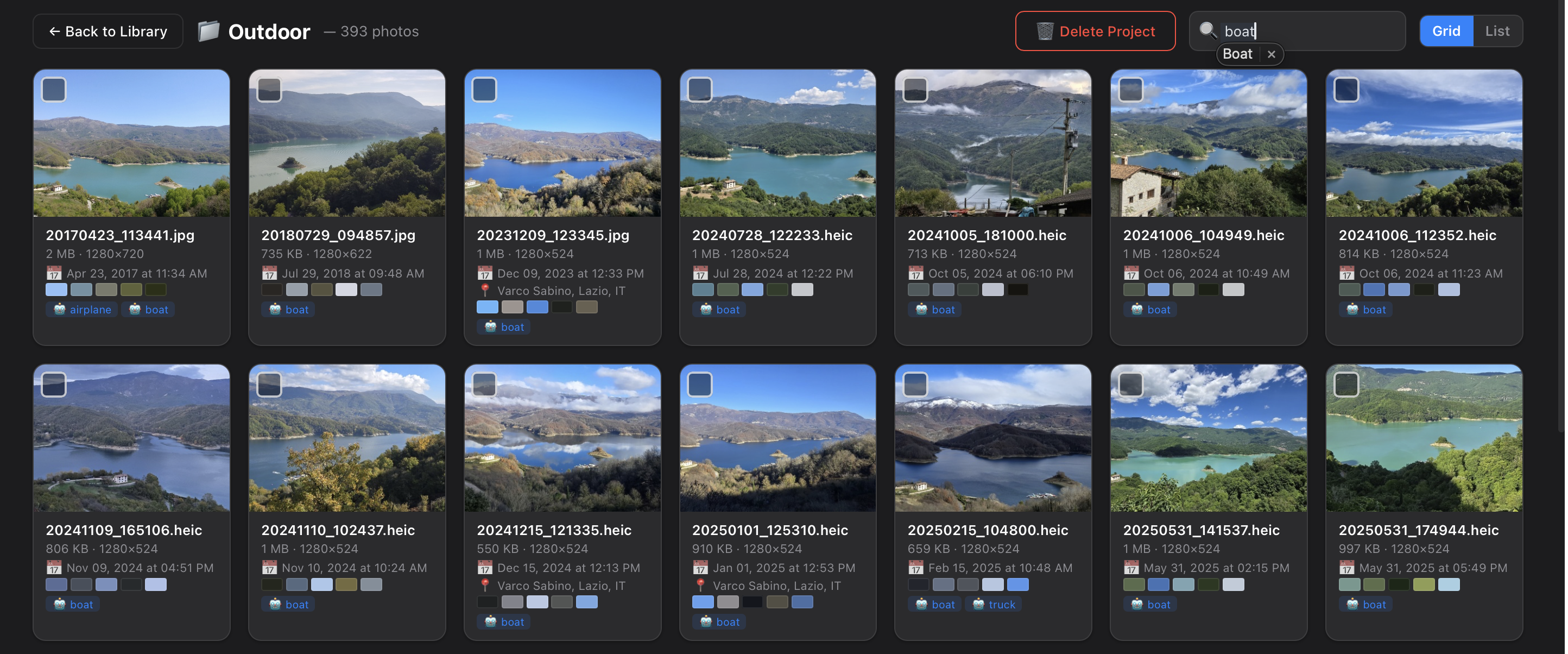 Smart Search — ricerca semantica nei video analizzati